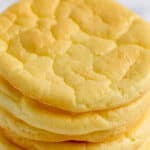 stack of cloud bread with a title