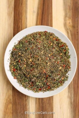 Italian seasoning recipe in a bowl