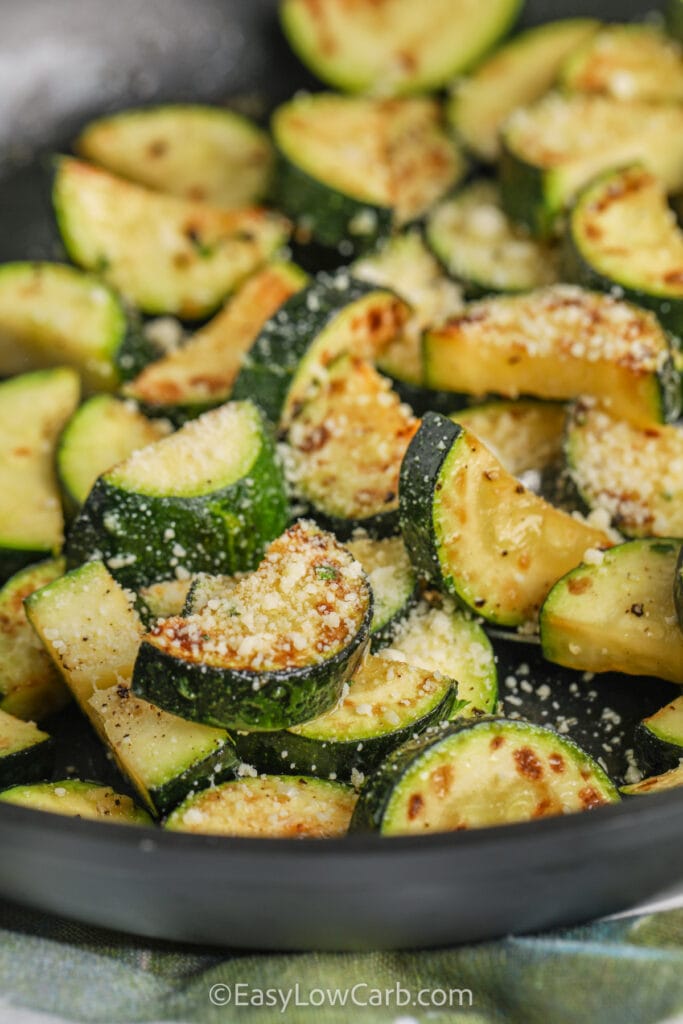 Sautéed Zucchini (Quick & Easy!) - Easy Low Carb