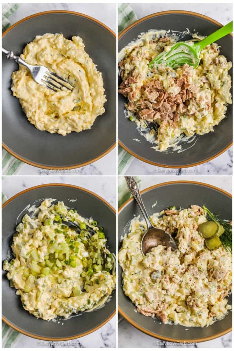 Tuna Egg Salad (Easy Keto Recipe!) Easy Low Carb