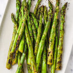 Grilled Asparagus on a plate
