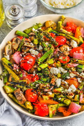 Grilled Vegetable Salad with balsamic