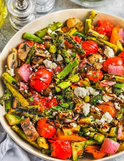 Grilled Vegetable Salad with balsamic