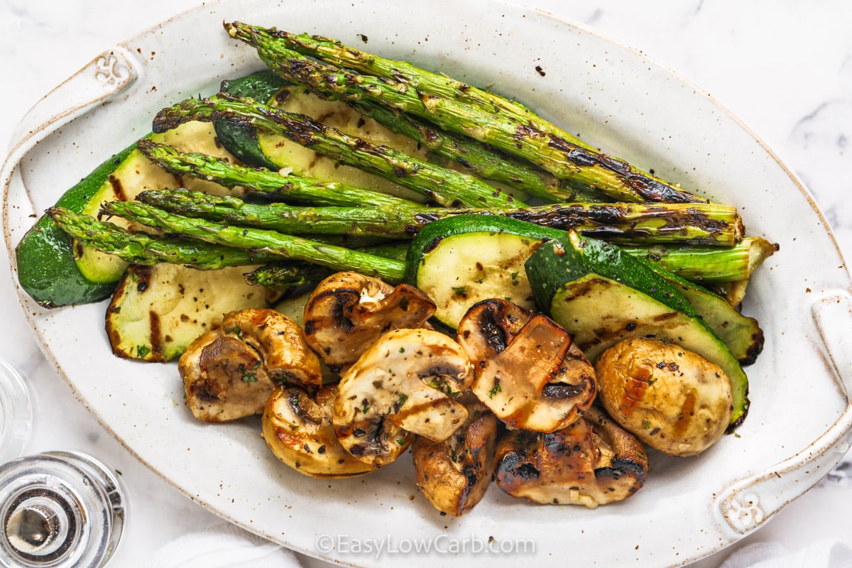 Grilled Vegetables on a plate