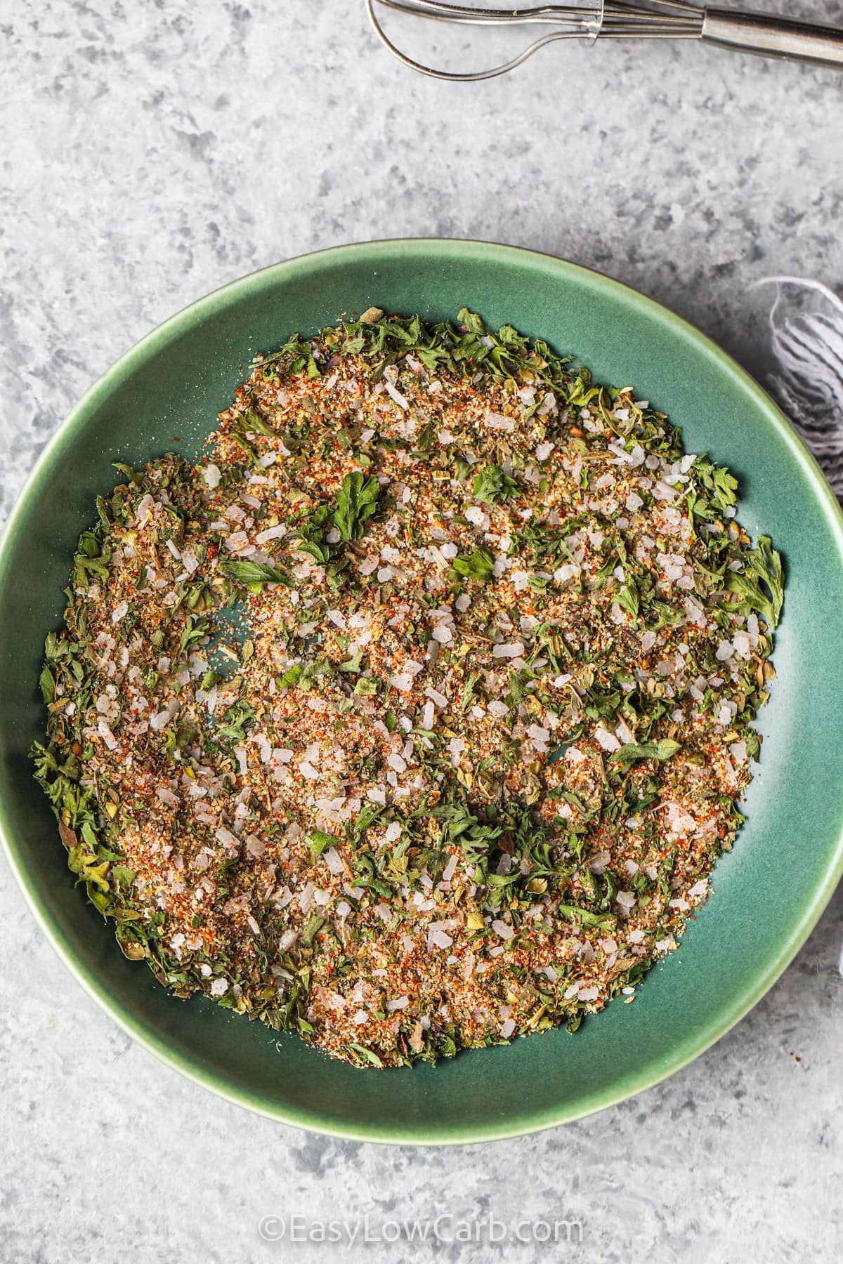 plated Easy Garlic Herb Seasoning