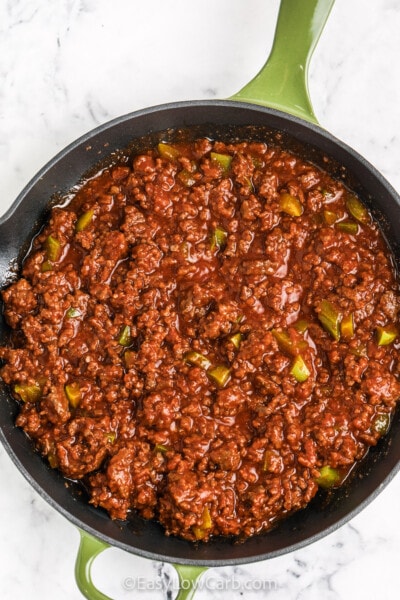 Keto Sloppy Joes (Easy & Flavorful!) - Easy Low Carb