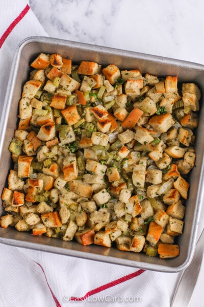 Keto Stuffing (Classic Flavor!) - Easy Low Carb