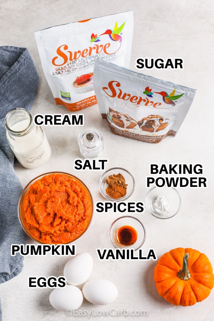 Keto Pumpkin Pie Recipe (Crustless & Creamy!) - Easy Low Carb