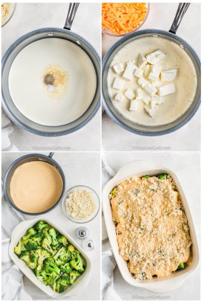 Broccoli Au Gratin (Easy & Delish Keto Side Dish) Easy Low Carb