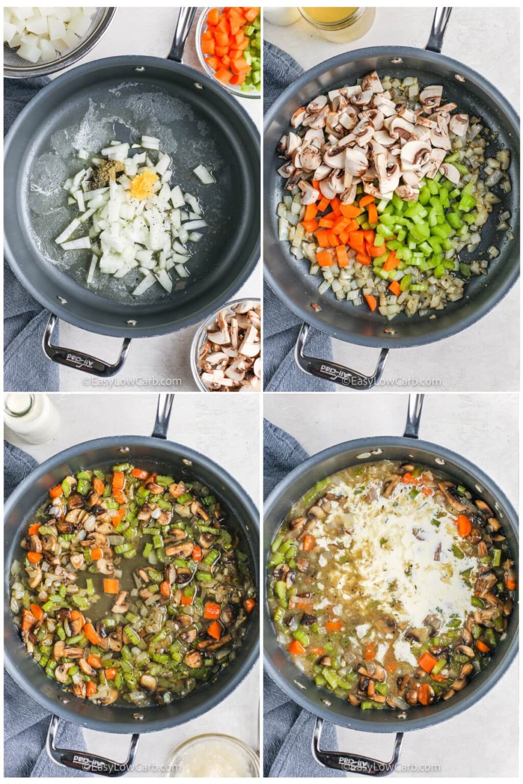 Low Carb Chicken Pot Pie (Easy Crust Recipe!) Easy Low Carb