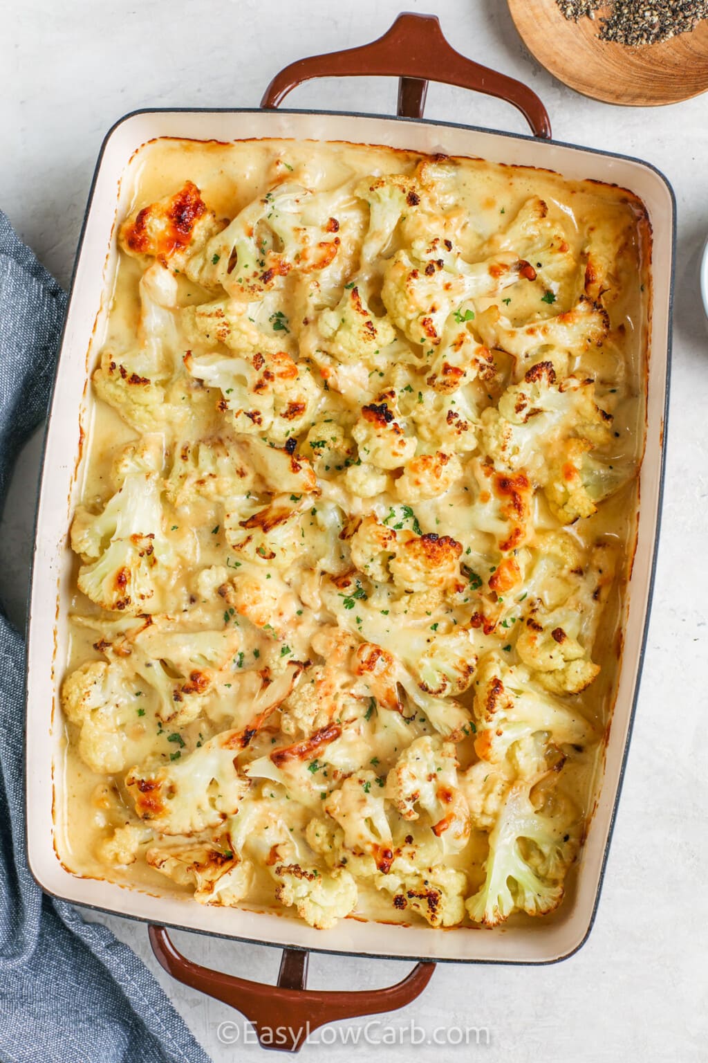 Cauliflower au Gratin Recipe Easy Low Carb