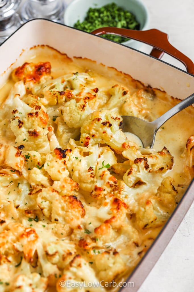 Cauliflower Au Gratin Recipe - Easy Low Carb