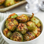 plated Smashed Brussels Sprouts