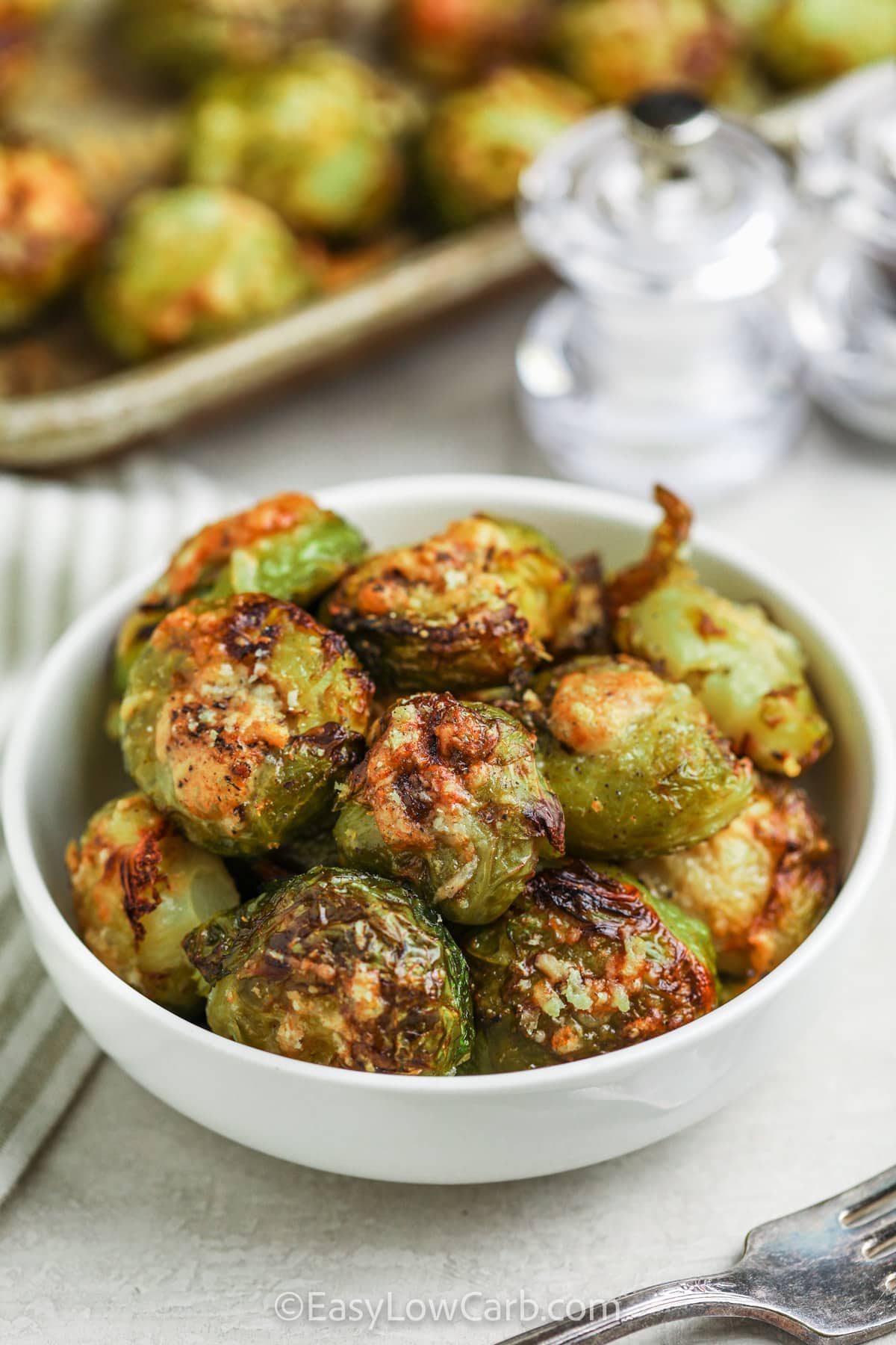 plated Smashed Brussels Sprouts