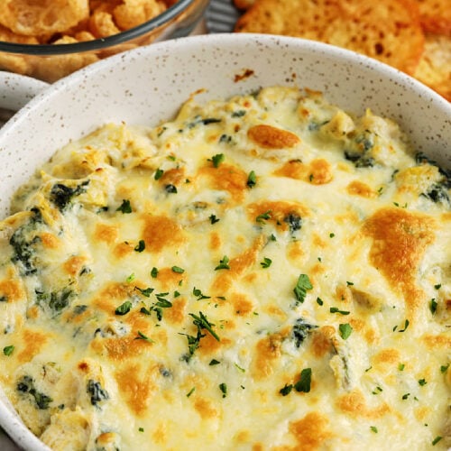 CrockPot Spinach Artichoke Dip - Spend With Pennies