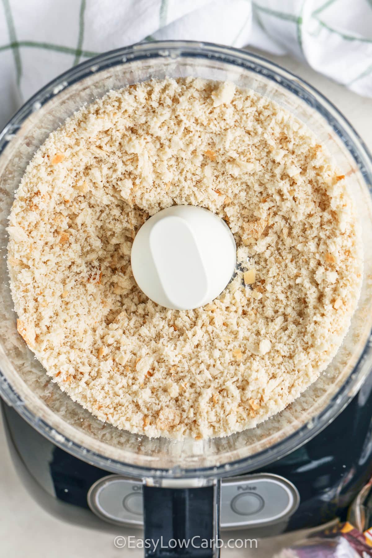 Keto Breadcrumbs in the food processor