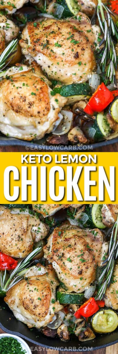 Lemon Rosemary Chicken (Simple To Make!) - Easy Low Carb