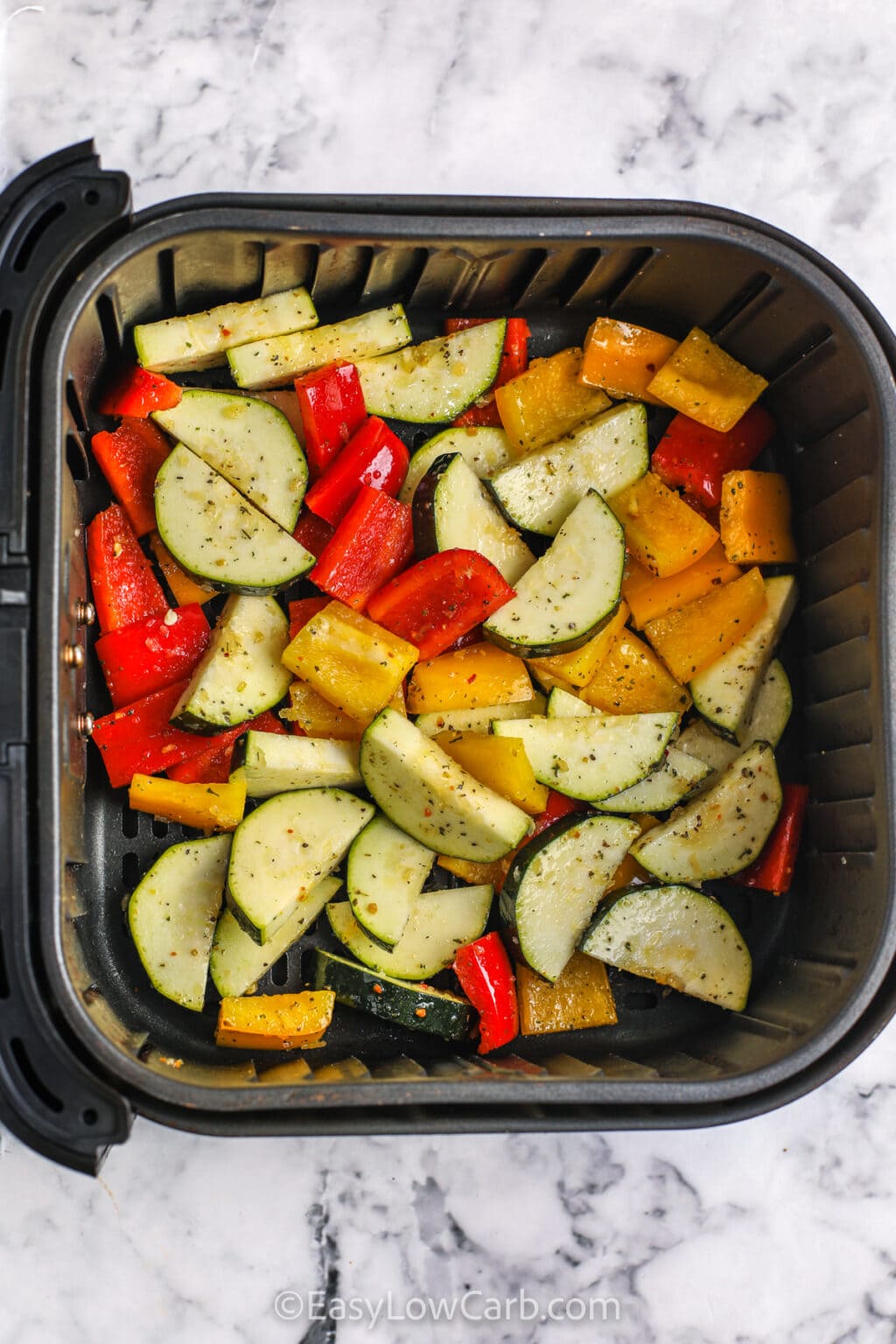 Air Fryer Roasted Vegetables (Easy Ingredients!) - Easy Low Carb