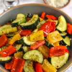 bowl of Air Fryer Roasted Vegetables