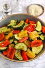 Air Fryer Roasted Vegetables (Easy Ingredients!) - Easy Low Carb