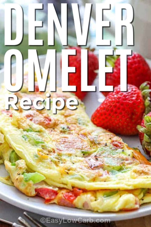 plated Denver Omelet with a title