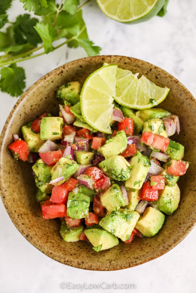 Avocado Salsa Recipe (Ready in 15 Minutes!) - Easy Low Carb