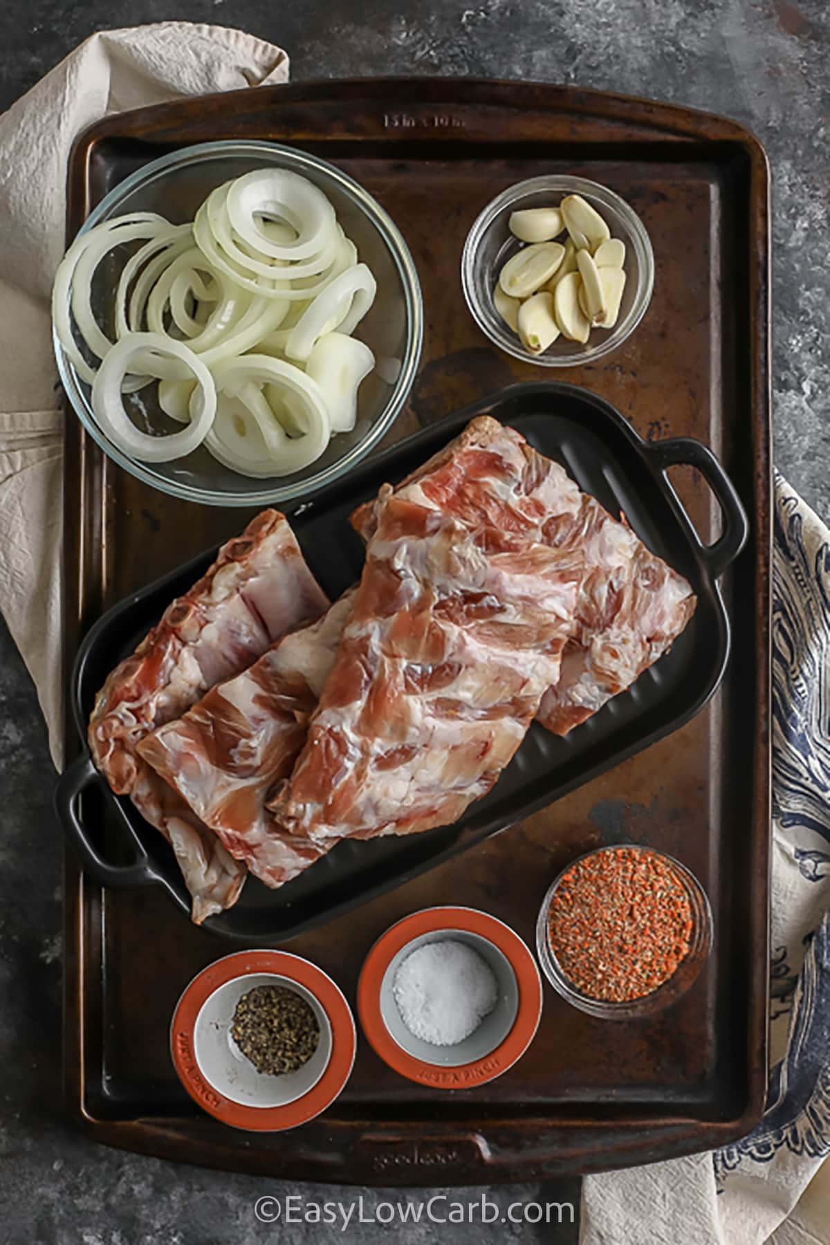 ingredients to make Oven Baked Ribs