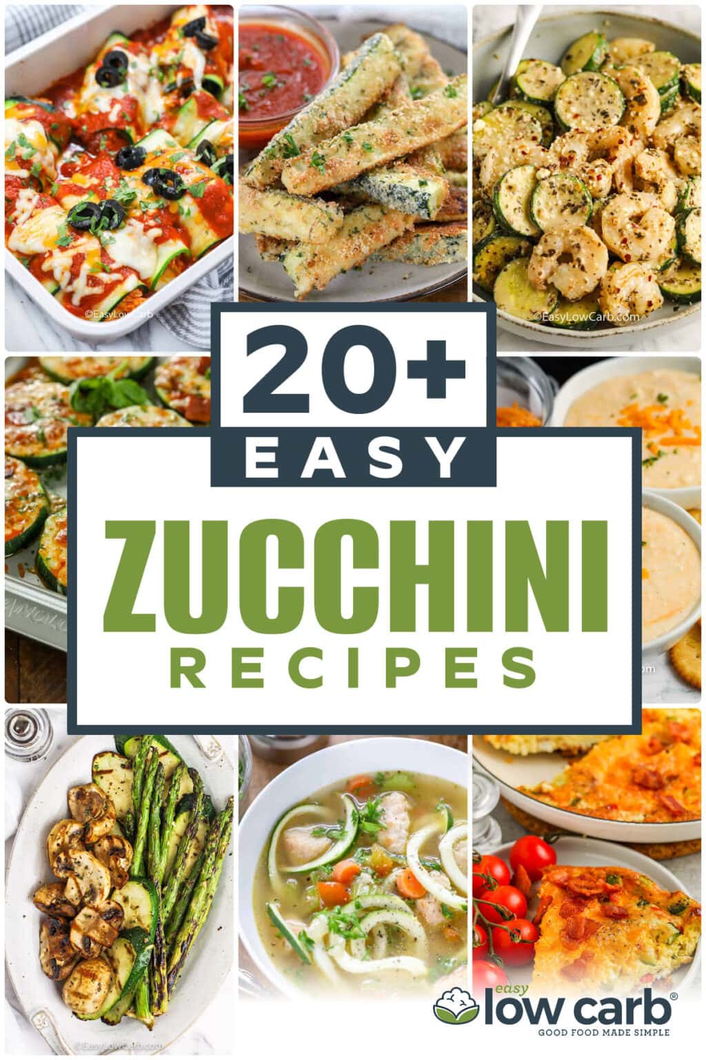 Easy Zucchini Recipes (Best Zucchini Collection!) - Easy Low Carb