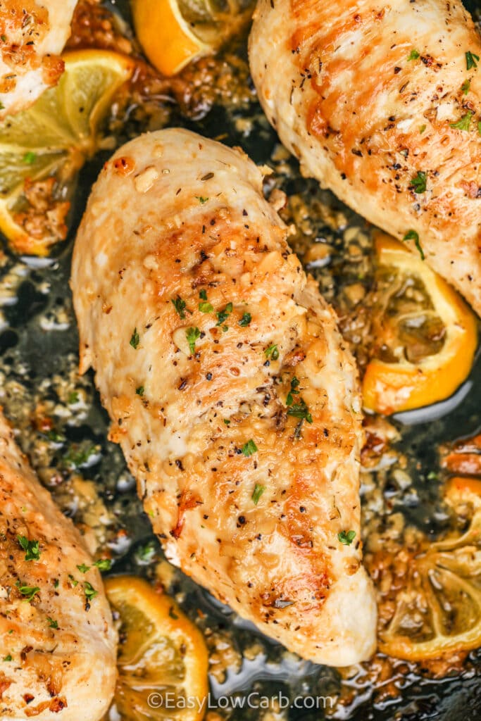 Lemon Garlic Chicken Recipe 20 Minute Recipe Easy Low Carb