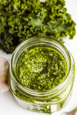 jar of Kale Pesto Recipe