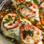 close up of Caprese Chicken Recipe