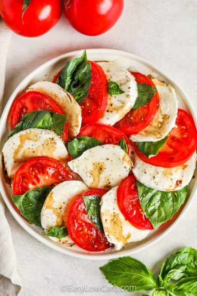 Caprese Salad Recipe Ready In 10 Min Or Less Easy Low Carb 9465