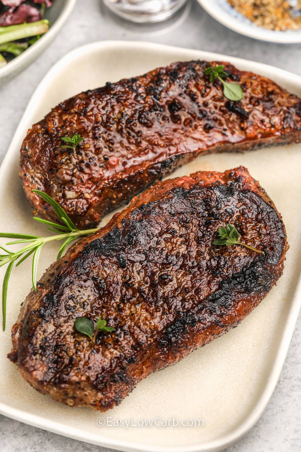 Grilled Sirloin Steak on a plate