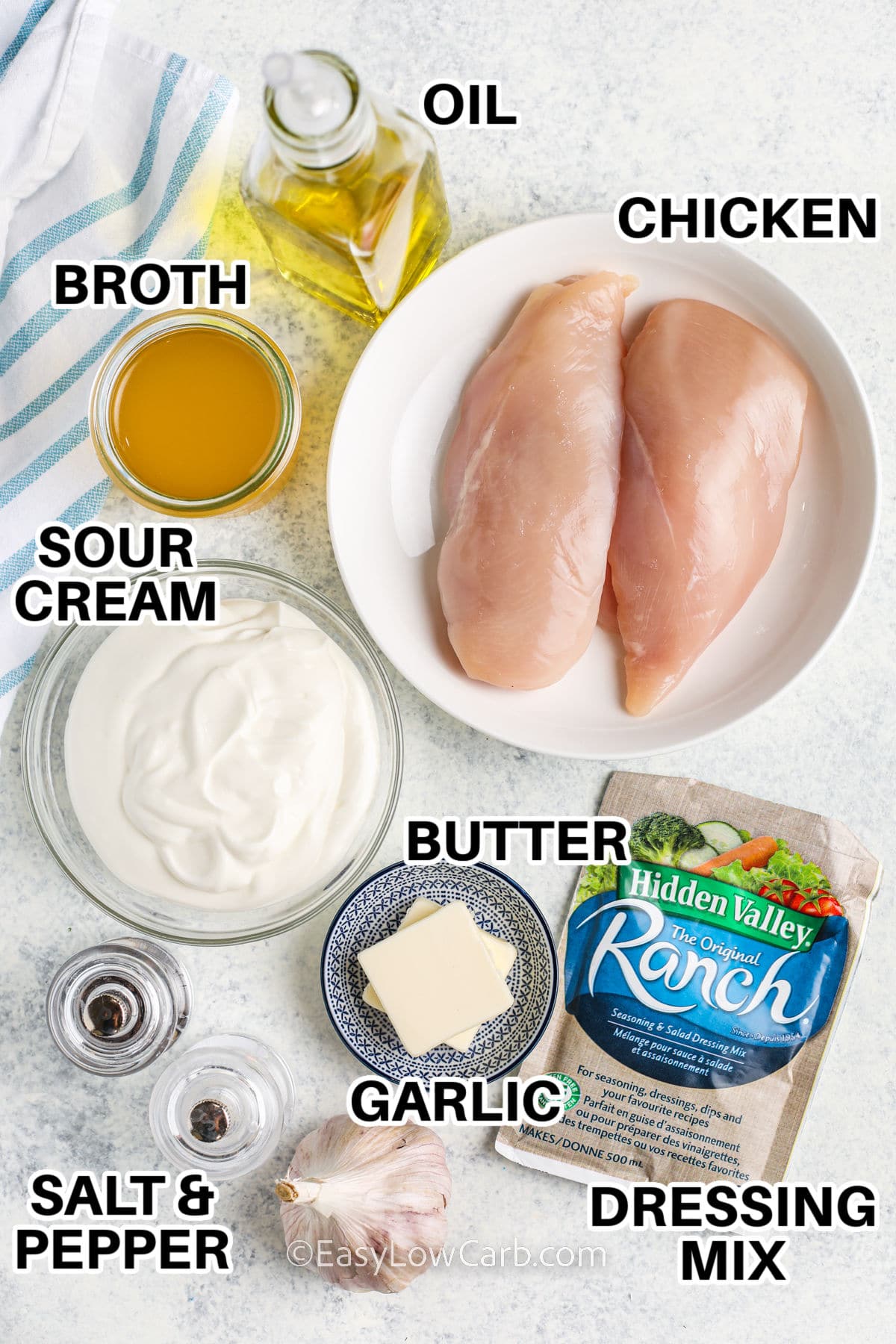 Ranch Chicken ingredients