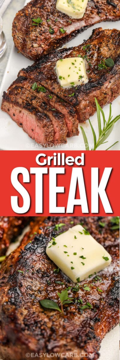 Grilled Sirloin Steak (Just 4 Ingredients!) - Easy Low Carb