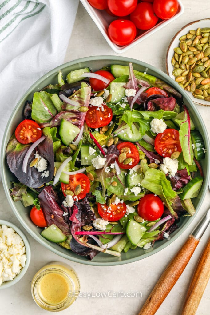 Spring Mix Salad - Easy Low Carb