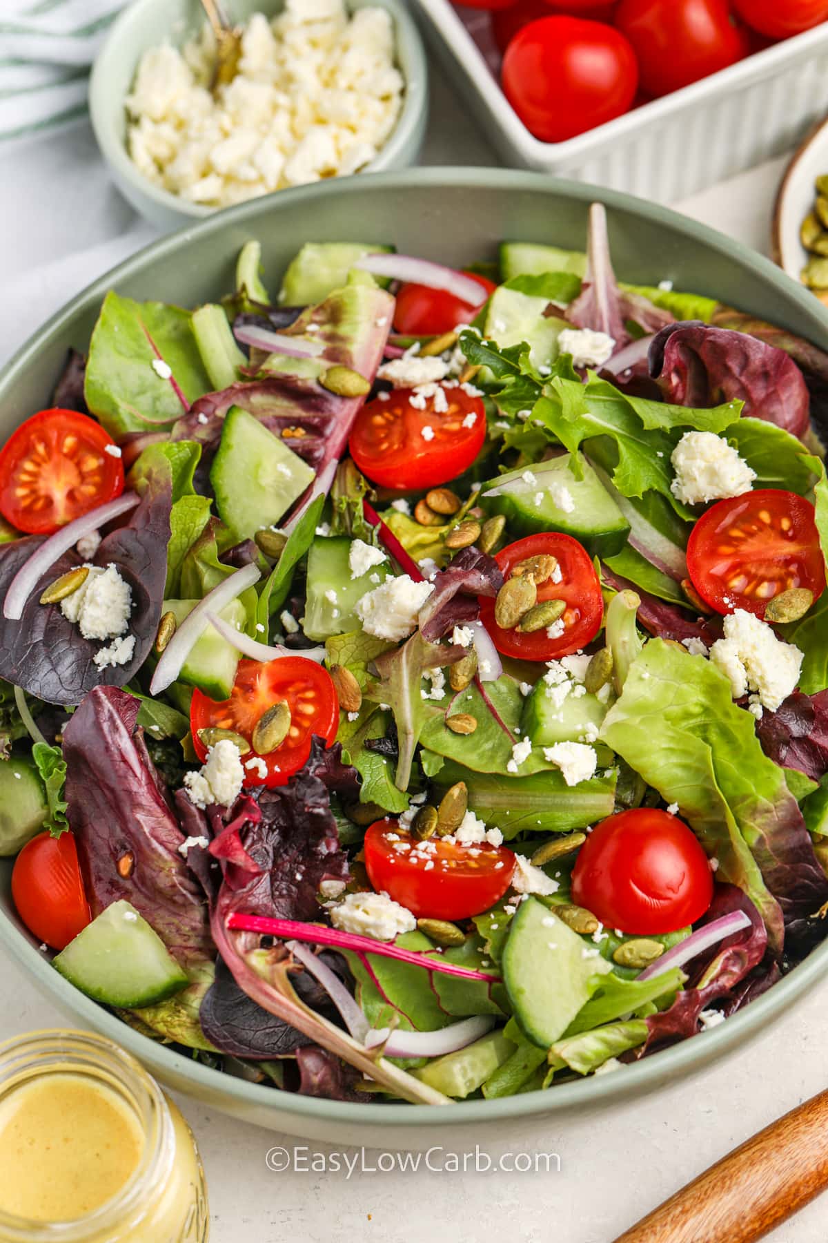 Spring Mix Salad in a bowl