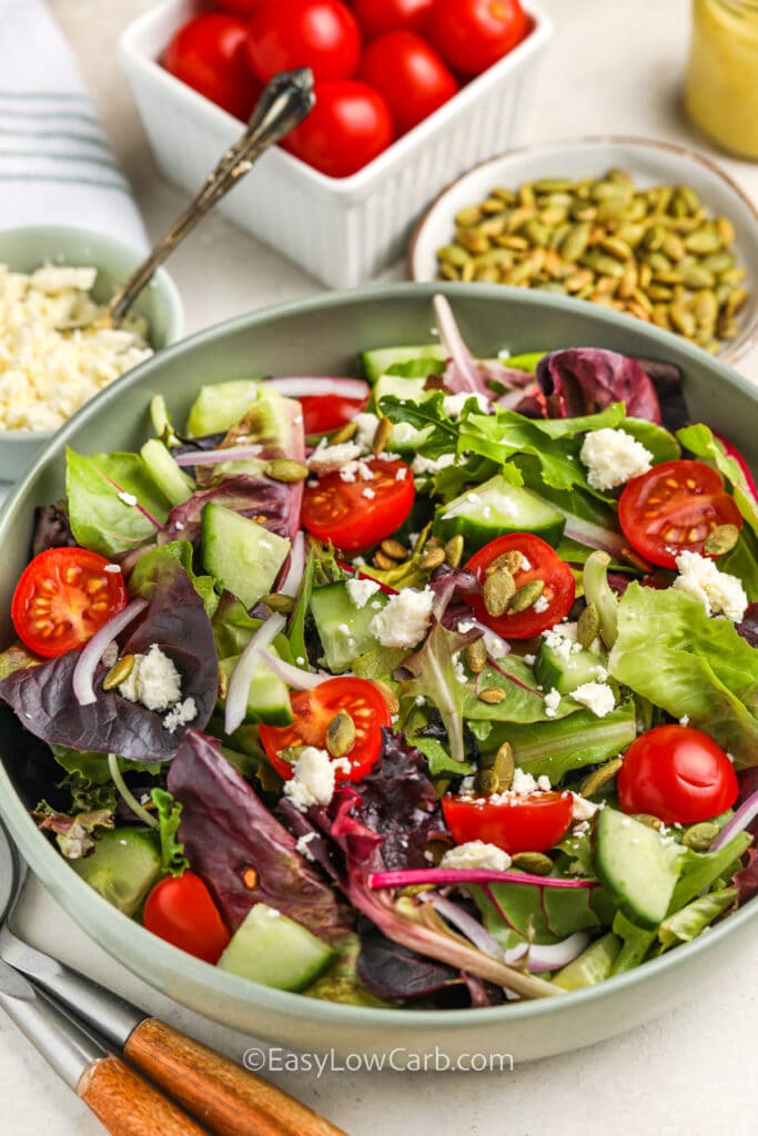Spring Mix Salad Easy Low Carb