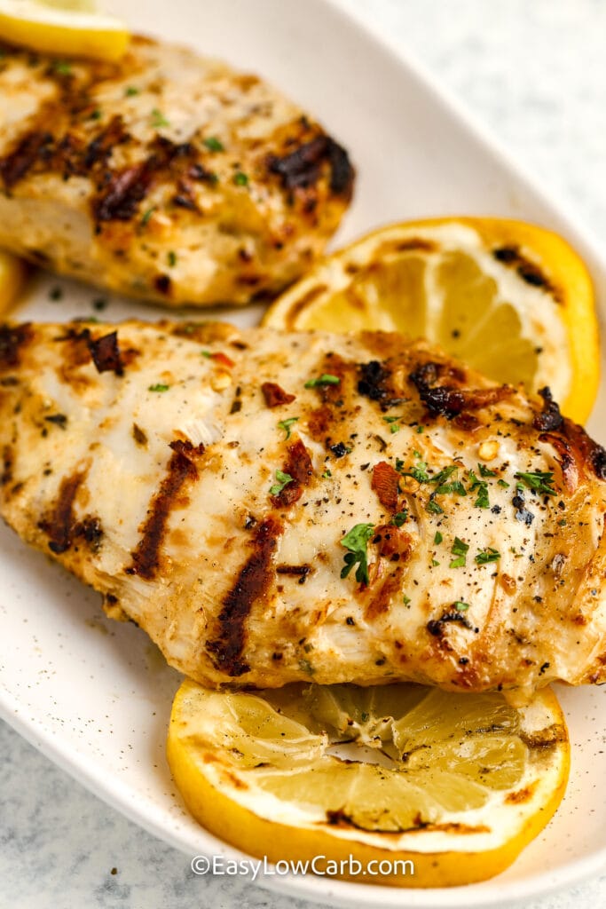 Greek Yogurt Chicken (Easy Marinade!) - Easy Low Carb