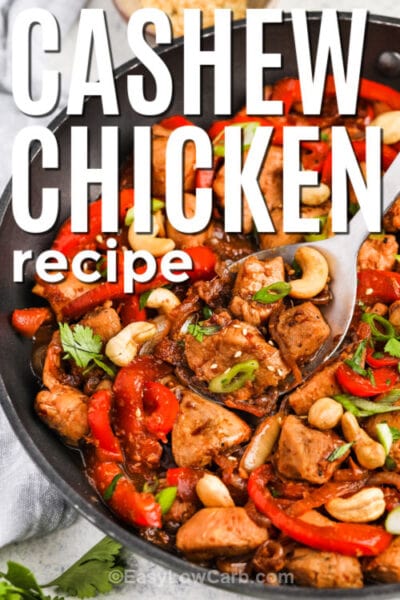 Cashew Chicken Recipe (Easy One Pot Dish!) - Easy Low Carb