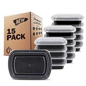 set of 15 freezer containers for food storage