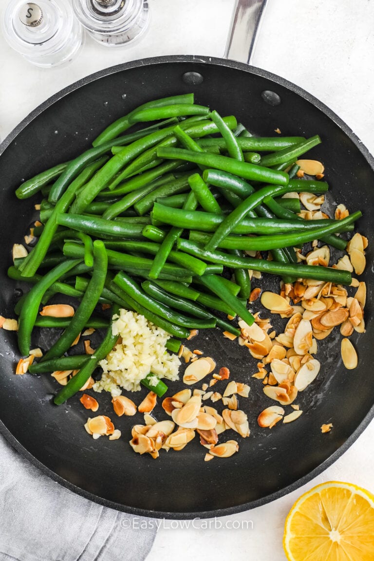 Green Beans Almondine (Easy Recipe!) Easy Low Carb