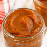 jar of pumpkin butter