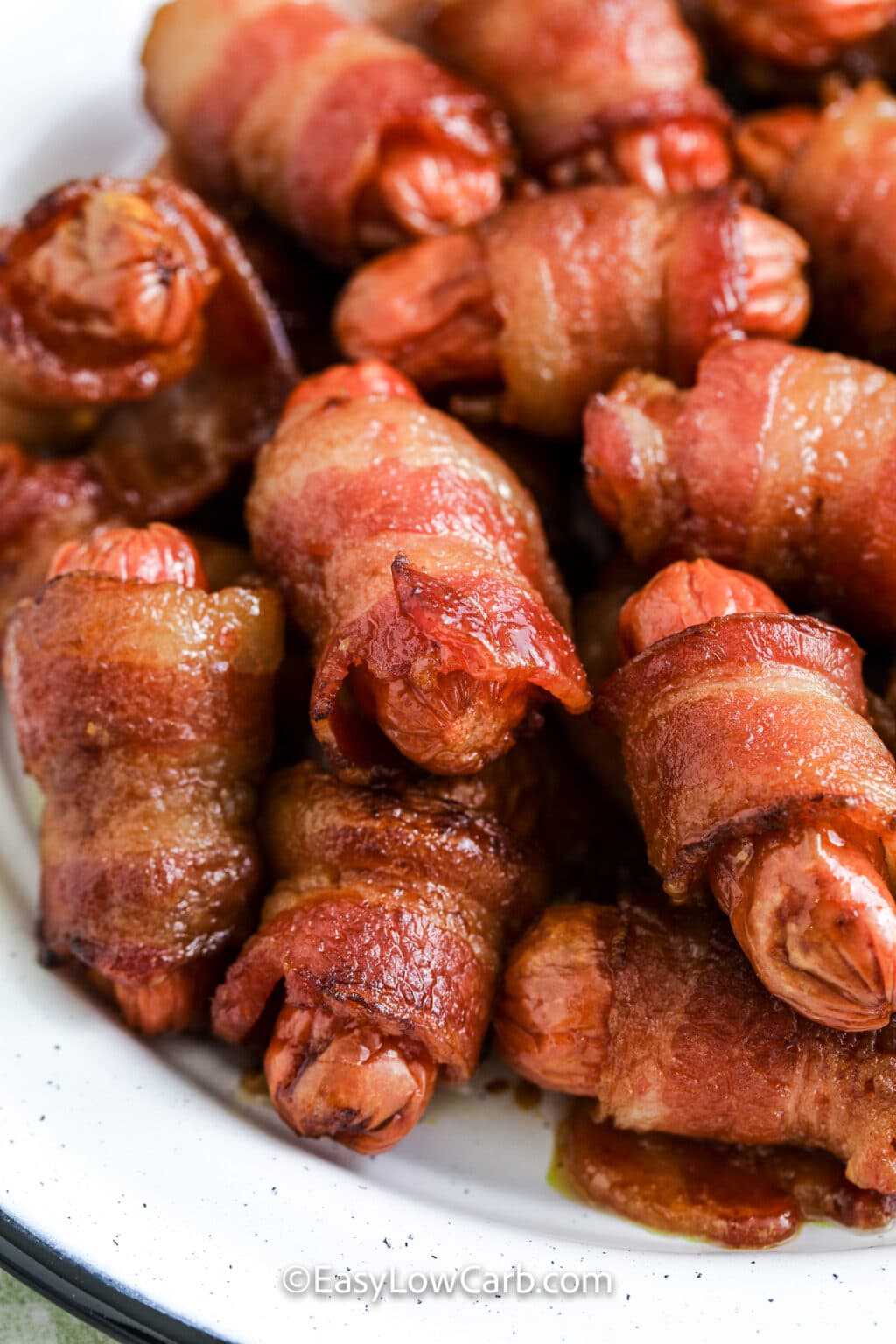 Bacon Wrapped Little Smokies (3 Ingredients!) - Easy Low Carb