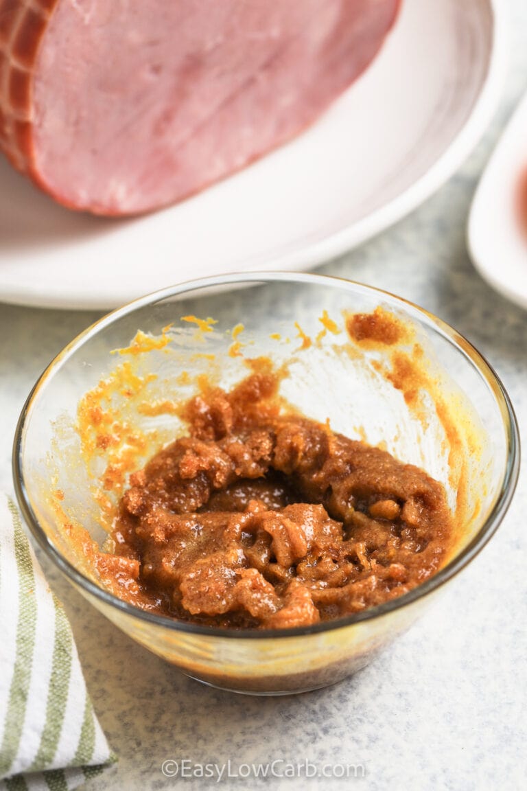 Low Carb Baked Ham Recipe (Delicious Low Carb Glaze!) - Easy Low Carb