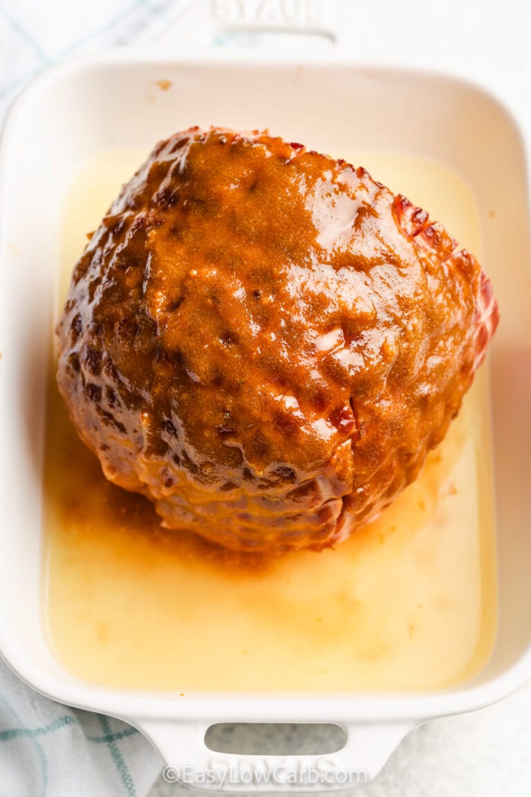 Low Carb Baked Ham Recipe (Delicious Low Carb Glaze!) - Easy Low Carb