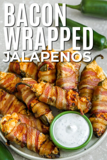 Bacon Wrapped Jalapenos (Easy Recipe!) - Easy Low Carb