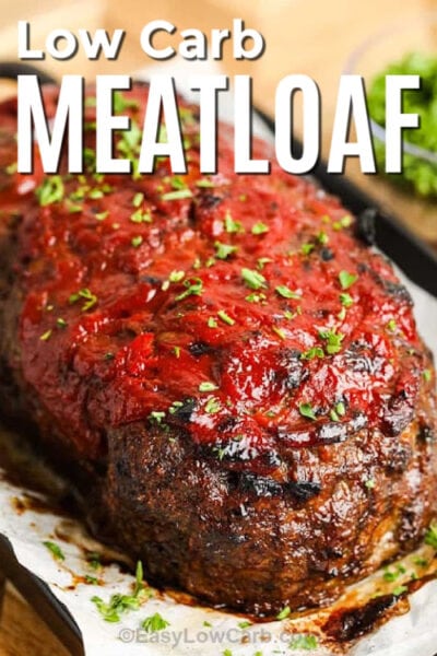 Low Carb Meatloaf (Easy Keto Recipe!) - Easy Low Carb