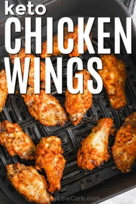 Keto Chicken Wings (Baked or Air Fried!) - Easy Low Carb