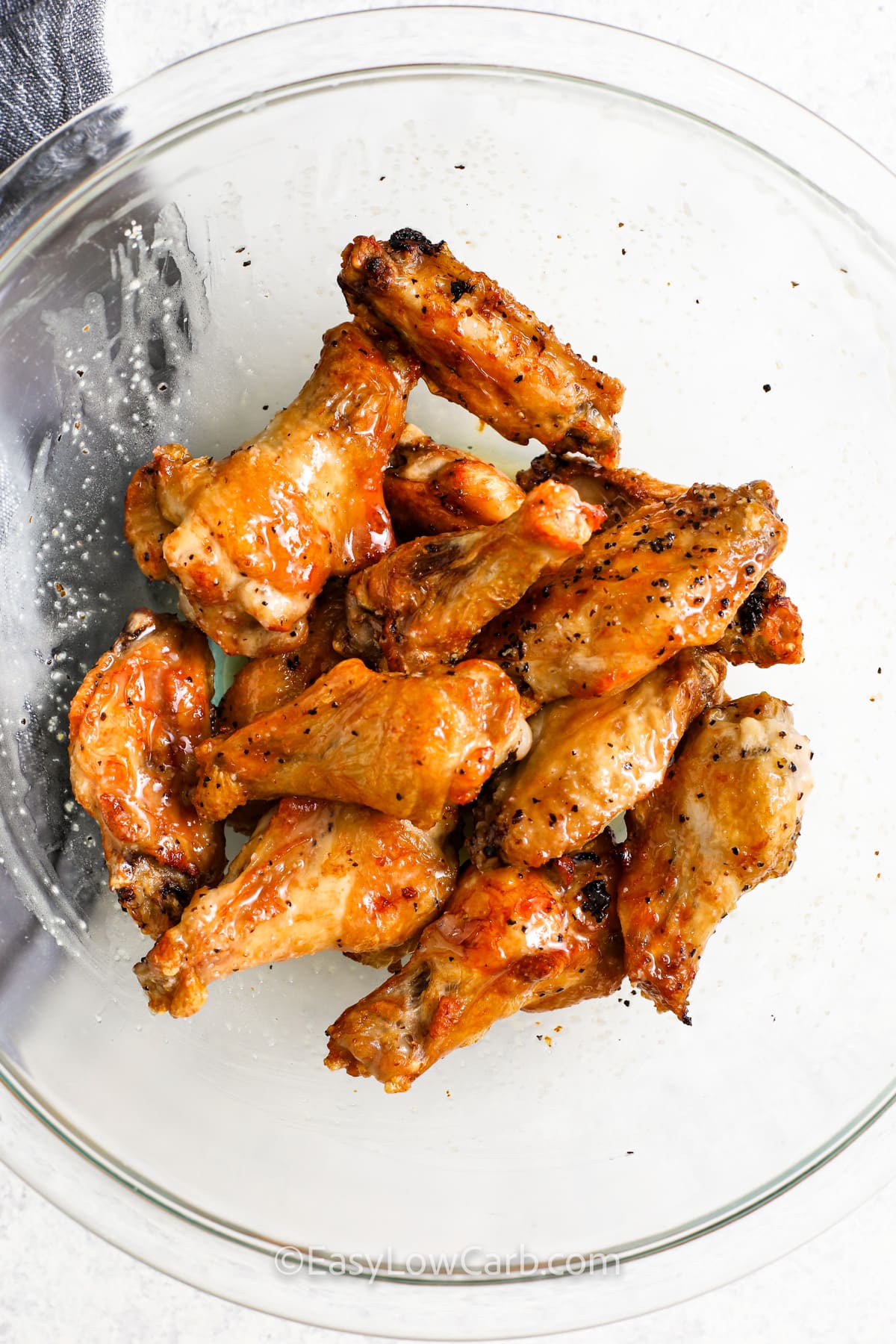 cooked Salt and Vinegar Wings in a bowl
